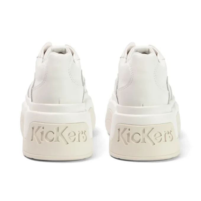 Kade Lo en cuir blanc, unisexe adulte