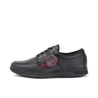 Kelland Lo en cuir noir, unisexe pour enfants