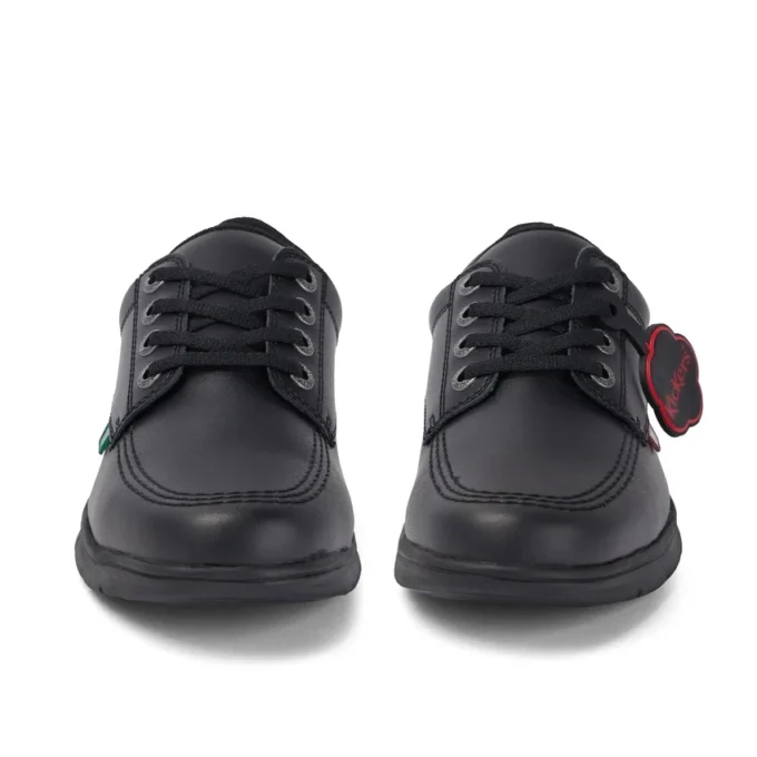 Kelland Lo en cuir noir, unisexe pour enfants Kelland Lo en cuir noir, unisexe pour enfants