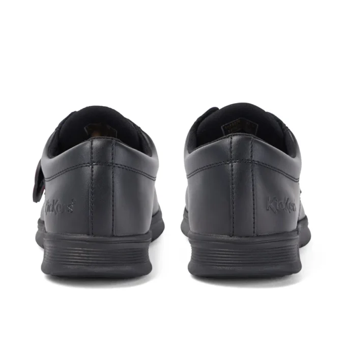 Kelland Lo en cuir noir, unisexe pour enfants Kelland Lo en cuir noir, unisexe pour enfants