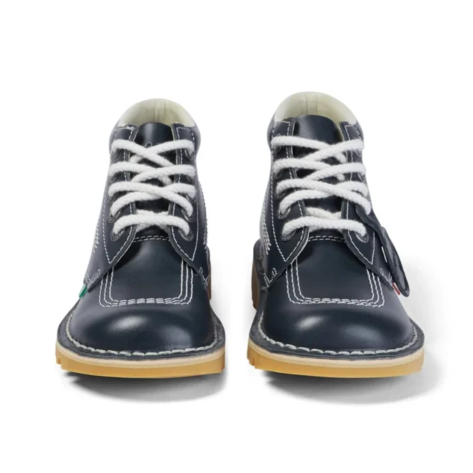 Kick Hi Core Navy en cuir unisexe adulte Kick Hi Core Navy en cuir unisexe adulte