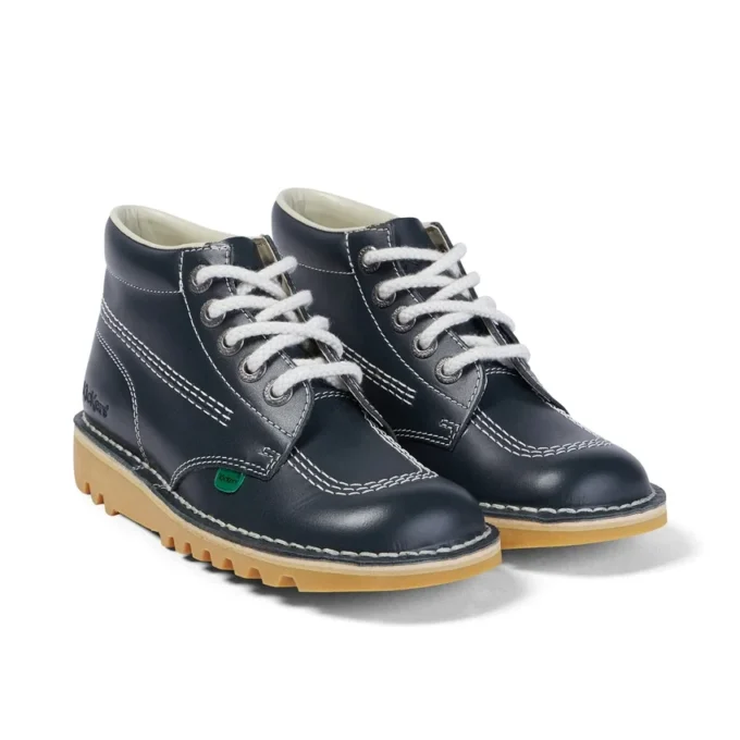 Kick Hi Core Navy en cuir unisexe adulte Kick Hi Core Navy en cuir unisexe adulte