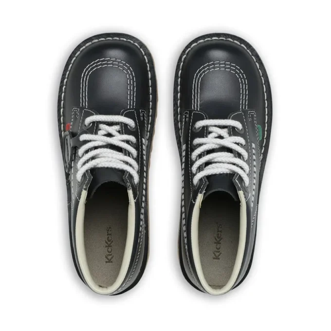 Kick Hi Core Navy en cuir unisexe adulte Kick Hi Core Navy en cuir unisexe adulte