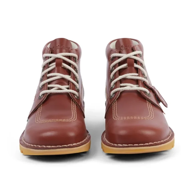 Kick Hi en cuir alternative pour adulte unisexe, marron foncé Kick Hi en cuir alternative pour adulte unisexe, marron foncé