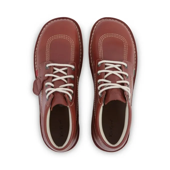 Kick Hi en cuir alternative pour adulte unisexe, marron foncé Kick Hi en cuir alternative pour adulte unisexe, marron foncé