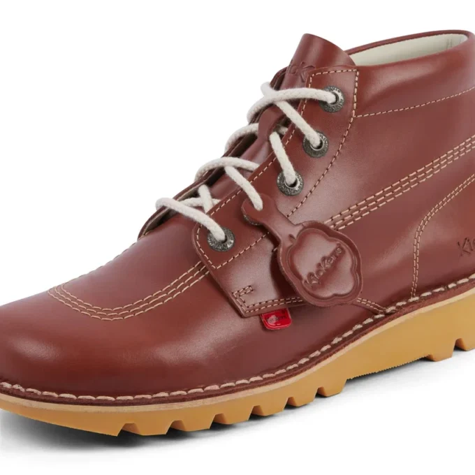 Kick Hi en cuir alternative pour adulte unisexe, marron foncé Kick Hi en cuir alternative pour adulte unisexe, marron foncé