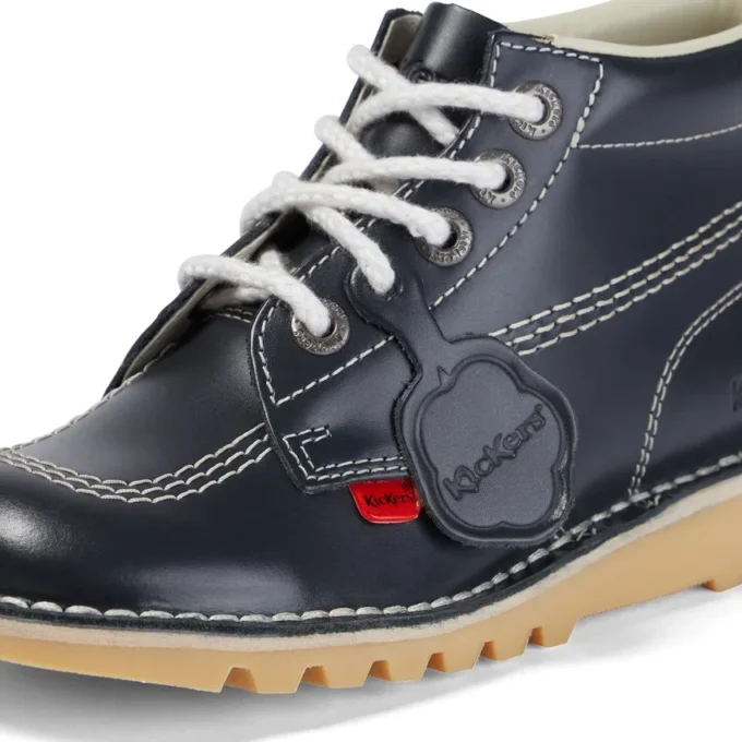 Kick Hi en cuir bleu marine pour femme adulte Kick Hi en cuir bleu marine pour femme adulte