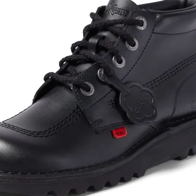 Kick Hi en cuir noir pour homme Kick Hi en cuir noir pour homme
