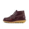 Kick Hi en cuir pour adulte unisexe, rouge foncé Kick Hi en cuir pour adulte unisexe, rouge foncé