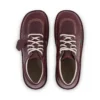 Kick Hi en cuir pour adulte unisexe, rouge foncé Kick Hi en cuir pour adulte unisexe, rouge foncé