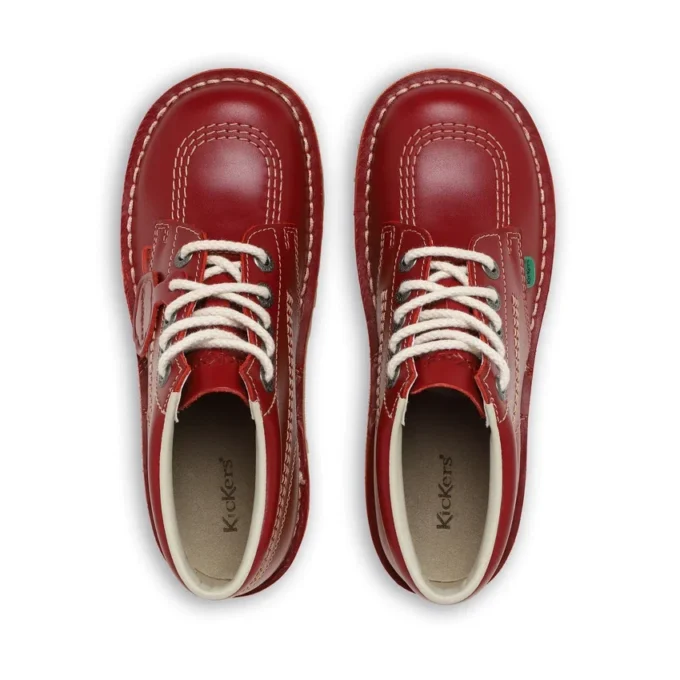Kick Hi en cuir rouge pour femme Kick Hi en cuir rouge pour femme