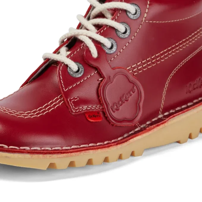 Kick Hi en cuir rouge pour femme Kick Hi en cuir rouge pour femme