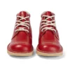 Kick Hi en cuir rouge pour homme