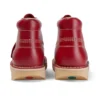 Kick Hi en cuir rouge pour homme