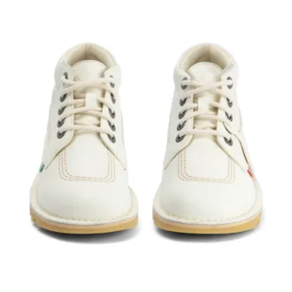 Kick Hi en cuir synthétique blanc pour adulte unisexe