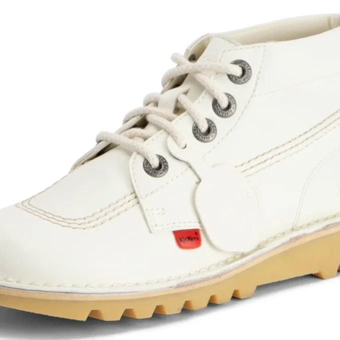 Kick Hi en cuir synthétique blanc pour adulte unisexe Kick Hi en cuir synthétique blanc pour adulte unisexe