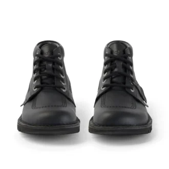 Kick Hi en cuir synthétique noir, unisexe adulte