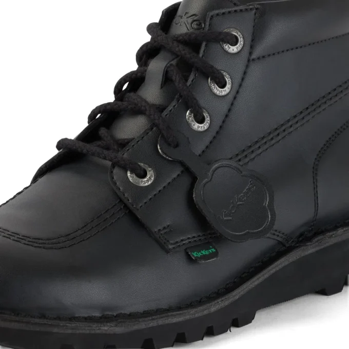 Kick Hi en cuir synthétique noir, unisexe adulte Kick Hi en cuir synthétique noir, unisexe adulte