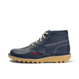 Kick Hi en cuir synthétique pour adulte unisexe, bleu marine