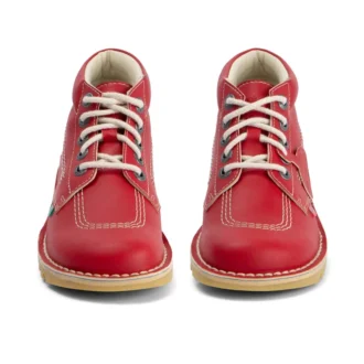 Kick Hi en cuir synthétique pour adulte unisexe, rouge