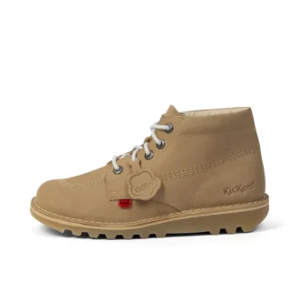 Kick Hi en cuir unisexe adulte, couleur sable