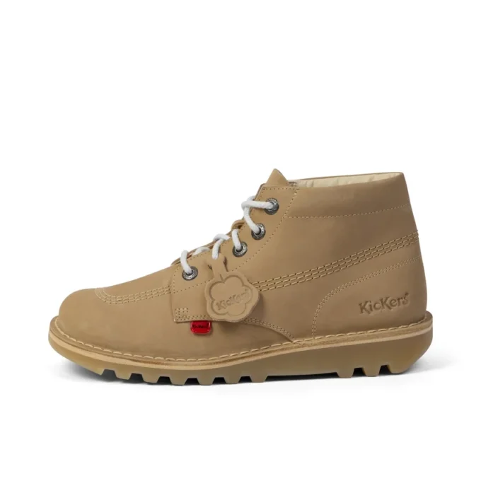 Kick Hi en cuir unisexe adulte, couleur sable Kick Hi en cuir unisexe adulte, couleur sable