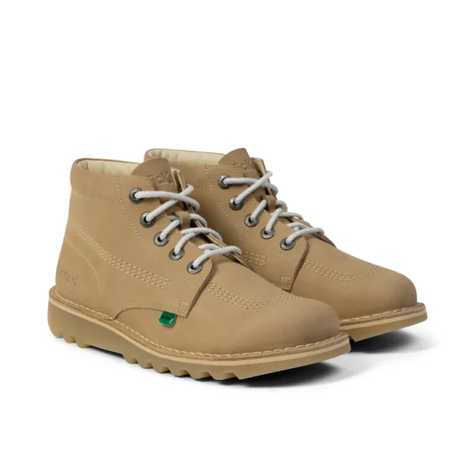 Kick Hi en cuir unisexe adulte, couleur sable Kick Hi en cuir unisexe adulte, couleur sable