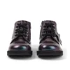 Kick Hi Galactic en cuir verni violet pour petite fille