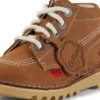 Kick Hi Hi Zip en nubuck beige pour bébé unisexe