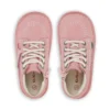 Kick Hi Hi Zip en nubuck rose clair pour bébé, unisexe