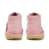 Kick Hi Hi Zip en nubuck rose clair pour bébé, unisexe