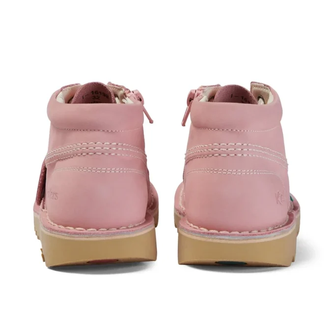 Kick Hi Hi Zip en nubuck rose clair unisexe junior Kick Hi Hi Zip en nubuck rose clair unisexe junior