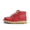 Kick Hi Hi Zip en simili cuir unisexe pour bébé, rouge Kick Hi Hi Zip en simili cuir unisexe pour bébé, rouge