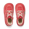 Kick Hi Hi Zip en simili cuir unisexe pour bébé, rouge Kick Hi Hi Zip en simili cuir unisexe pour bébé, rouge