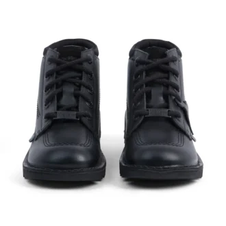 Kick Hi Mix Mesh Leather Noir Unisexe Jeune Kick Hi Mix Mesh Leather Noir Unisexe Jeune