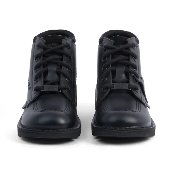 Kick Hi Mix Mesh Leather Noir Unisexe Jeune