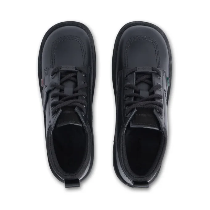 Kick Hi Mix Mesh Leather Noir Unisexe Jeune