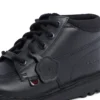 Kick Hi Mix Mesh Leather Noir Unisexe Jeune