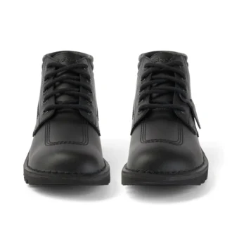 Kick Hi pour homme en cuir rembourré noir
