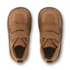 Kick Hi Roll en cuir beige unisexe pour tout-petits