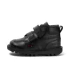 Kick Hi Roll en cuir noir pour garçons en bas âge