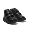 Kick Hi Roll en cuir noir pour garçons en bas âge