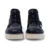 Kick Hi Stack en cuir alternatif noir, unisexe adulte Kick Hi Stack en cuir alternatif noir, unisexe adulte