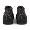 Kick Hi Stack en cuir tacheté noir, unisexe adulte Kick Hi Stack en cuir tacheté noir, unisexe adulte