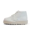 Kick Hi Stack en simili cuir blanc, unisexe adulte