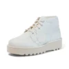 Kick Hi Stack en simili cuir blanc, unisexe adulte