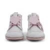 Kick Hi Wave en cuir blanc pour petite fille