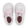 Kick Hi Wave en cuir blanc pour petite fille