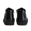 Kick Hi Zip en simili cuir noir pour bébé unisexe