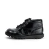 Kick Hi Zip en simili cuir verni noir pour filles Kick Hi Zip en simili cuir verni noir pour filles